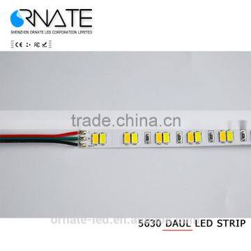 DC12V/24V Flexible SMD 5630 white Led Strip 120LEDs/m With CE,Rohs lighting strip