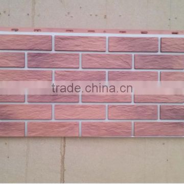 Faux stone Brick Exterior Wall panel plastic wall siding