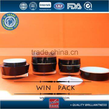 30g 50g Light Pink Color Drum Shaped Cosmetic Jar,drum Glass Bottle,drum Plastic Jar photo-2