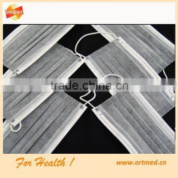 disposable 100% black carbon face mask non-woven