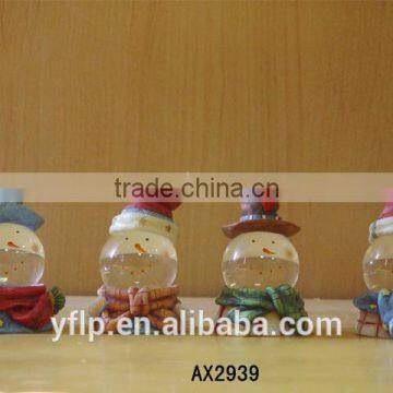 Resin/Polyresin christmas crafts of snow ball