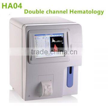 Cheapest Double Test Channel Fully Automatic Hematology Analyzer-HA04