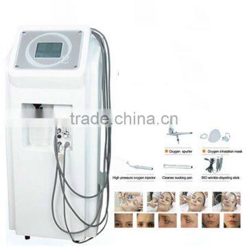 Professional 5 In 1 Oxygen Therapy Portable Oxygen Facial Machine Oxigen Facial Machine Water Oxygen Spray