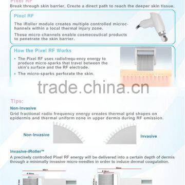 Real Hifu Face Lifting Machine Wrinkle Removal Ultra Impact Pixel RF Beauty Salon and Spa Equipment