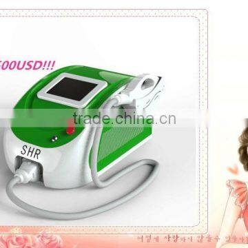 fresh design home use and spa used small ipl shr permanent hair removal machine for body and face hair removal