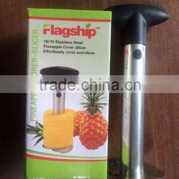 AS SEEN ON TV pineapple peeler corer slicer / stainless steel pineapple corer / manual pineapple peeler