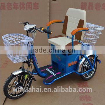 Adult 3 Fat Wheel Electric Bicycle/Trike With Lithium Battery Inside