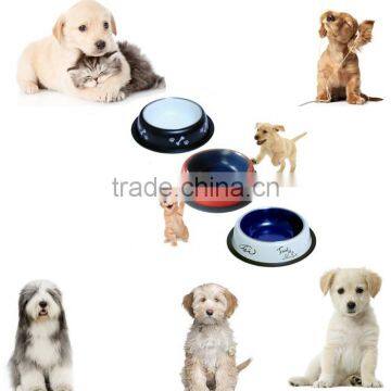 Stainless Steel Dog Bowl * Rust Proof with Non-Skid Durable Natural Rubber Base That Won't Slip * 32oz (Dry Weight) Pet Feeding