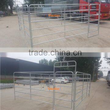 Cheap mobile galvanized or PVC coated sheep goat fence panel or gate / 1.8X2.1m Australia livestock cattle goat fence for farm