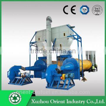 Low consumption wood chips rotary drum dryer from Jining TN-ORIENT