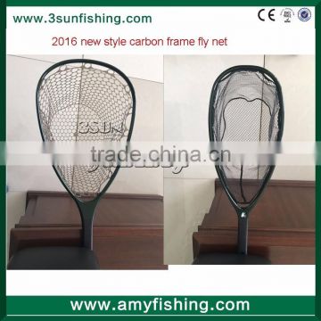 fly rubber net carbon frame fly fishing net