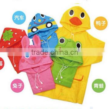 Supply Cartoon Funny design Animal Kids raincoats and ponchos