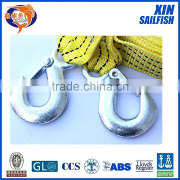 Yellow Tow Rope Type and Ratchet Car Tow Strap photo-2