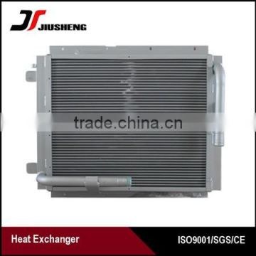 In stock aluminum bar plate DH225-7 excavator hydraulic oil cooler for sale