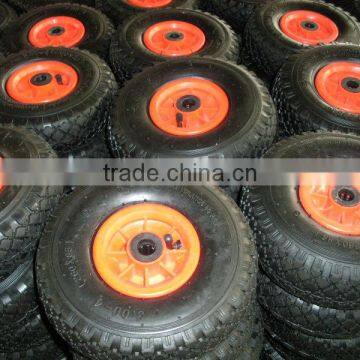 europe/ Ruote di Gomma rubber wheel 3.00-4 (260x85) 4PR with plastic rim 20mm with rolling bearing