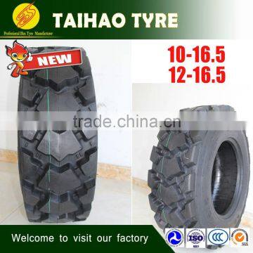 BACKHOE tyre L5 10-16.5 12-16.5 Chinese factory top brand tractor skid steer tyre