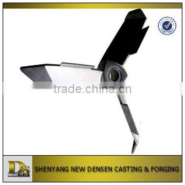 New Densen supply custom high precision stainless steel casting parts for fan impeller