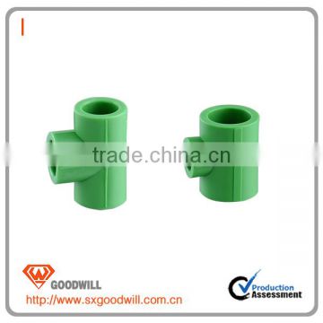 20mm-110mm Green color PPR equal Tee