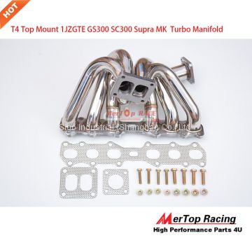 Mertop T4 TWIN SCROLL Turbo Manifold Fits Toyota 1JZ 1JZGE 1JZ JZA70 MK3 Engines