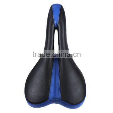 27*15cm Bike Bicycle Saddle Mountain Road Soft Ventilate Middle Hollow MTB Bike Seat PU Leather Seat photo-3