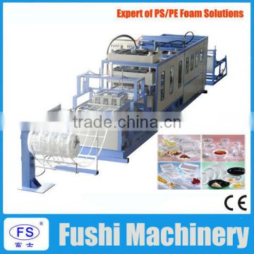 PS food container vacuum forming production line