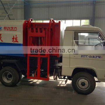 Dongfeng 3 Tons Mini Side Loading Compactor Garbage Truck photo-3