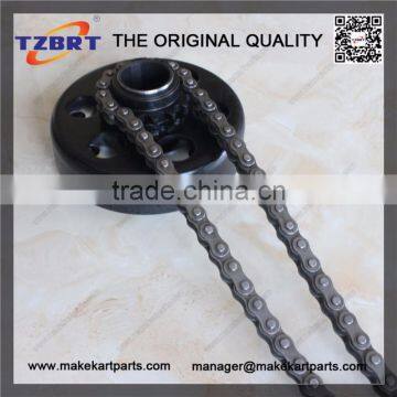 #35 Chain 1" Bore 15 Tooth Max Torque Clutch and #35 Chain Mini Bike Go Kart Parts photo-3