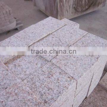 Chinese Yellow Granite Paving Stone Setts G682 photo-3