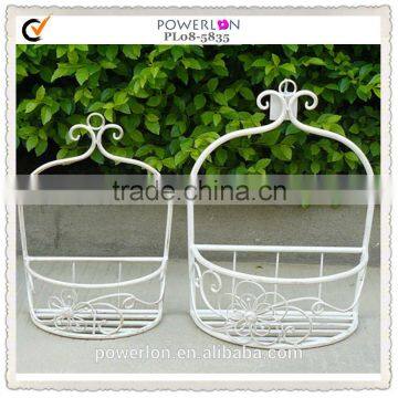 Durable S/3 Metal Garden Flower Wall Planters photo-3