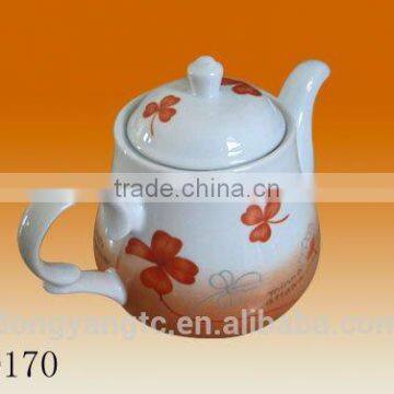 Factory Direct Manufacturer Wholesale Color Glazed Painting 600ml Porcelain Ceramic Chinese Tea Pot