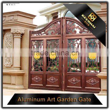 Garden Decoration Powder Coated Laser Cut Aluminum Metal Garden Fence Gate