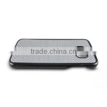 Silver Twil Carbon Fiber Case ,shiny Carbon Fiber Phone Case for Samsung s7 Edge photo-5