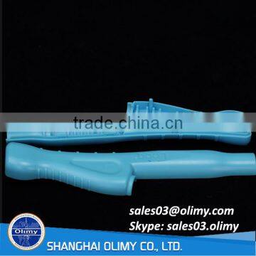 Plastic mold injection Blue ABS Handle, ABS molded handle