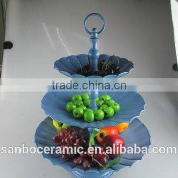 Colors Stand for Wedding Cake, Metal Cake Stand 3 Tiers Big Size for Display photo-4