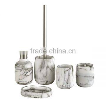 Hot Sale Excellent Quality Resin Bathroom Accessories Set photo-4