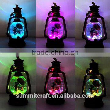 Lantern Lights Resin Antique Mini Phonograph Antique Snow Globes photo-3