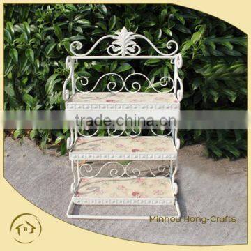 wedding decorative metal shelf