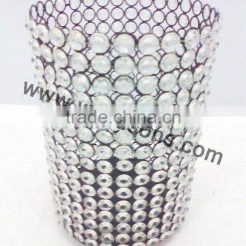 Candle Holder/Crystal Beaded/crystal Votive photo-4