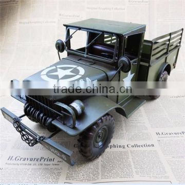 Custom tourist souvenirs antique american jeep model car