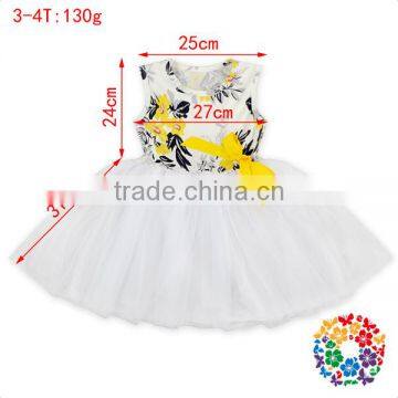 Fairy Princess Sleeveless White Tulle Flower Girl Party Dresses photo-5