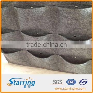 Polyester wall pocket planter,living wall planter,vertical garden wall pocket planter