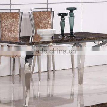 A8034 Walmart Marble Dining Room Table and Chair photo-2