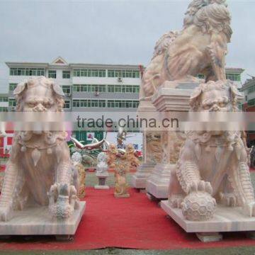 Antique Lion Statue Stone Animal Sculpture VAS-B088 photo-4