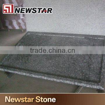 Spray white granite stone shower base