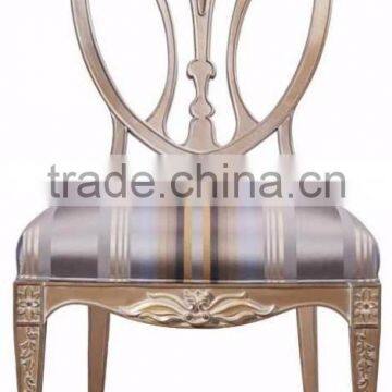 Luxury Classic English Victorian Style Solid Wood Banquet Accent Chair With Golden Chinoiserie Landscape Painting BF12-05274a photo-4