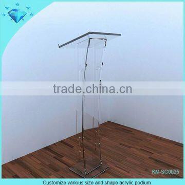 Custom Modern Acrylic Plexiglass Console Table photo-3