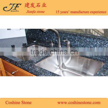 Blue pearl granite kitchen countertop for prefab homes