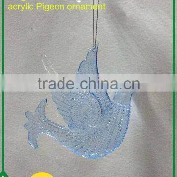 Acrylic Clear Flying Pigeon Product Accessories Hanging Ornament photo-2