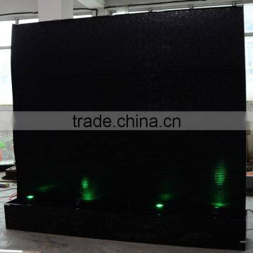 Hotel Hall Unique Black Wall of Water Decoration photo-2