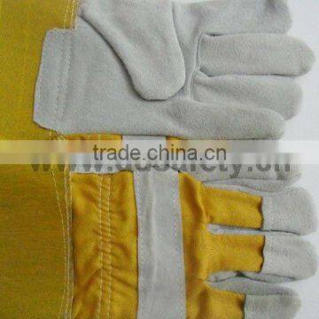 DDSAFETY High Quality Durability Cow Split Leather Woring Gloves photo-2